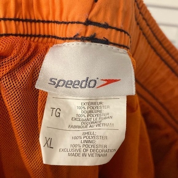 Boys Speedo Blue And Orange Swim Trunks Size Extra Large - Picture 9 of 10